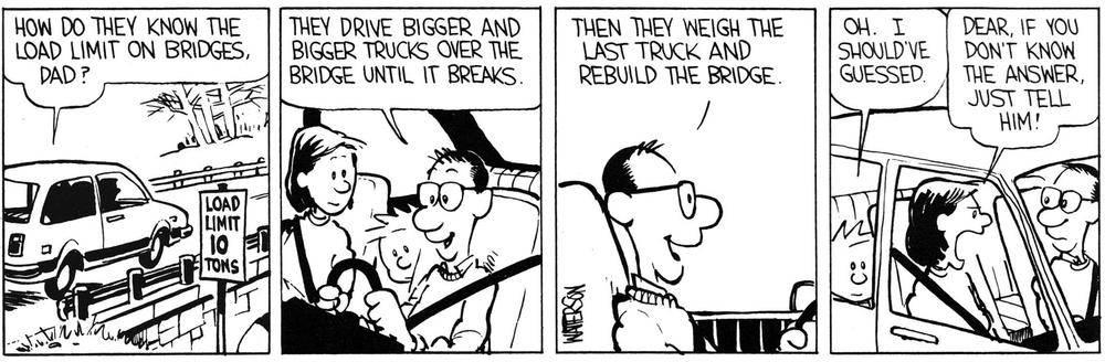 Calvin and Hobbes, from Bill Waterson
